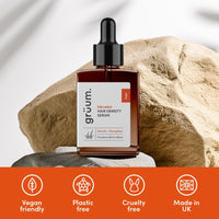grüum Hair Density Serum 30ml - Lightweight Leave in Caffeine Hair Growth Serum for Thick, Denser & Healthy Looking Hair - Anti Hair Loss Scalp Serum for Men & Women with 5% Provitamin 5 and Caffeine