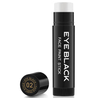 CCbeauty Black Face Paint - Eye Black Football Stick for Baseball Softball, Sweatproof Face Body Paint for Halloween Bash (White)