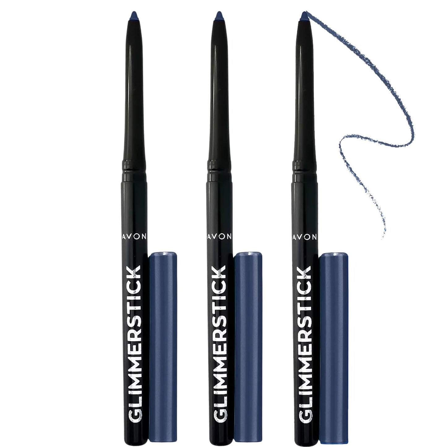 AVON 3 x Avon Glimmerstick Eyeliner in Starry Night Blue