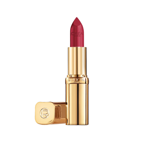 L'Oreal Paris L'Oréal Paris Color Riche Satin Smooth Lipstick, Moisturising Pure Pigment Lip Colour, With Omega 3 & Vitamin E, 376 Cassis Passion