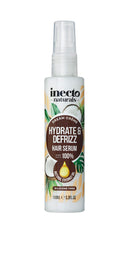 Inecto INECTO Naturals Hydrate & Defrizz Coconut Dream Crème Hair Serum 100ml, Anti Frizz, Preservers Moisture for Visibly Smooth Hydrated, 100% Natural Oils, Dry and Damaged