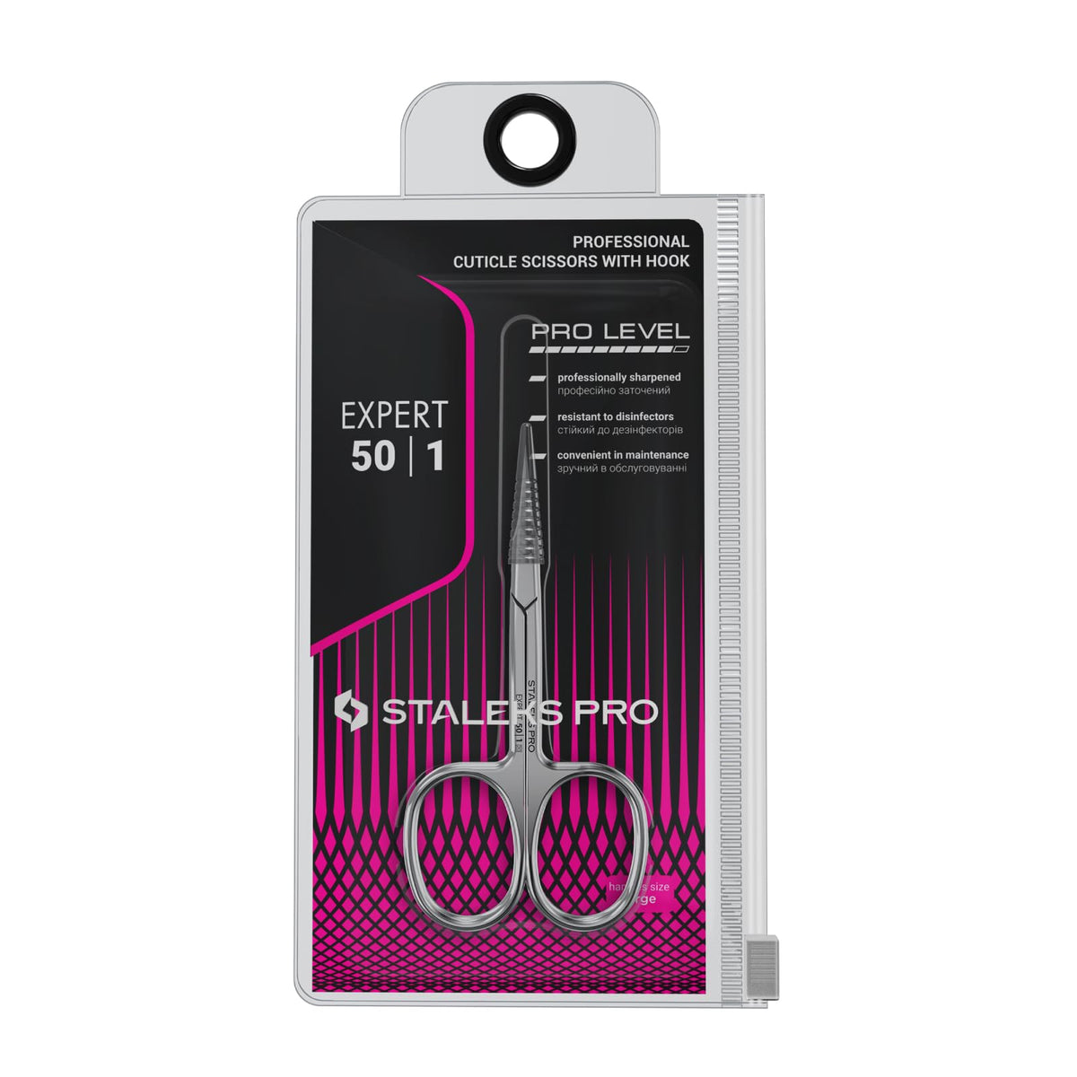 Staleks STALEKS PRO Expert 50 Type 1 Professional Cuticle Scissors - Pack of 1 pcs - Model SE-50/1