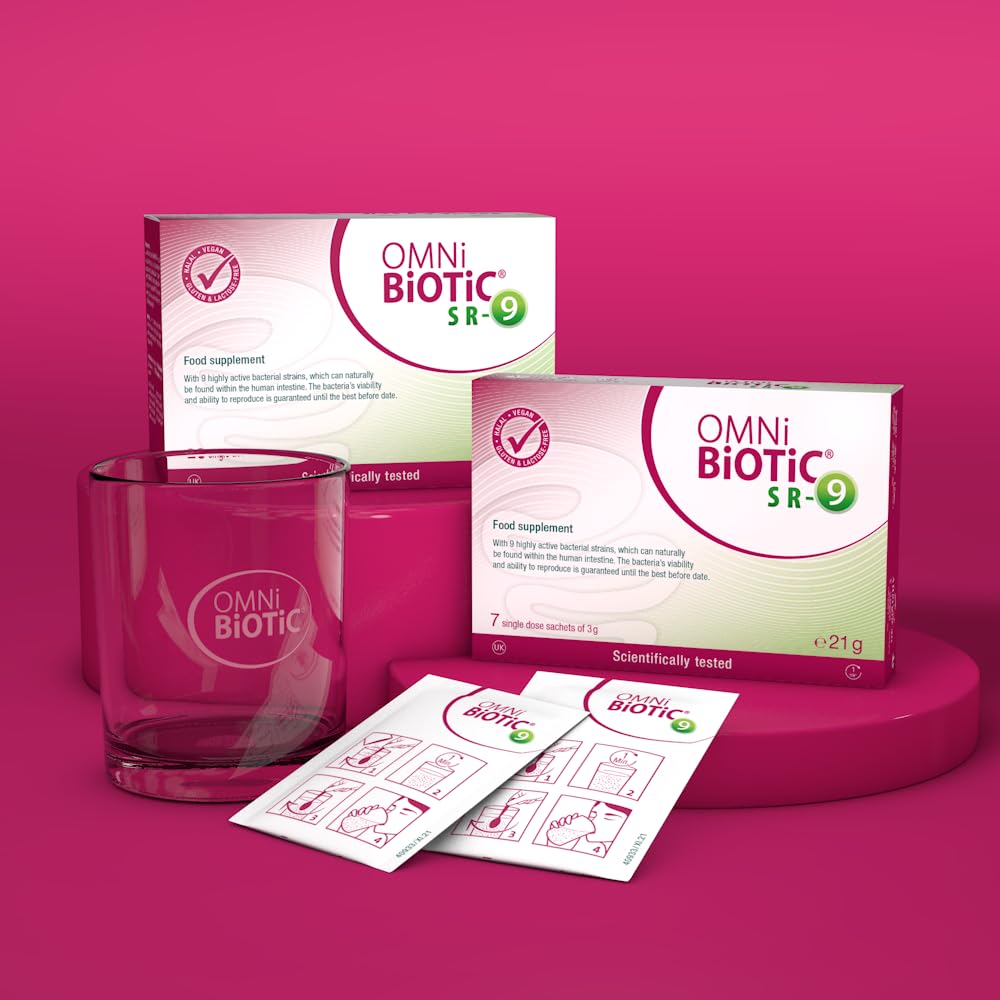 OMNi BiOTiC SR-9 | 28 sachets (84 g) | 9 Bacterial strains | 15 Billion Bacteria per Daily dose | Powder | Vegan | Gluten-Free | Lactose-Free | Halal | for Daily use