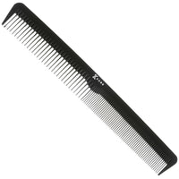 Kobe Professional Carbon Fibre Comb, Compact Carbon Comb, Coarse Fine 2 Teeth sizes, Shatter-Proof, Anti-Static, Barbers, Salon Hairdresser Hair Care Tools For Men And Women, Super strong 18cm