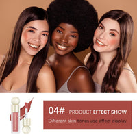 ZDHSOY Liquid Blush - Soft Cream Liquid Blush Makeup/Lip and Cheek Blush Tint/Skin Tint Blush/Dewy Face Blush for Cheeks (#04)