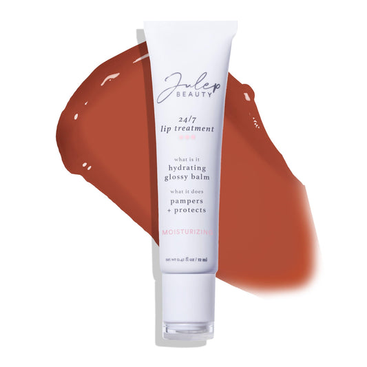 Julep 24/7 Lip Treatment - Hydrating Lip Balm and Lip Sleeping Mask - Moisturising Lip Repair - Soothe Dry Chapped Lips - Shea Butter, Act Natural