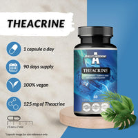 APOLLO'S HEGEMONY Theacrine 125mg - 60 Vegan Capsules - Natural Alkaloid from Tea for Enhanced Focus and Energy - 2 Month Supply - Diet Supplement from Apollo's Hegemony