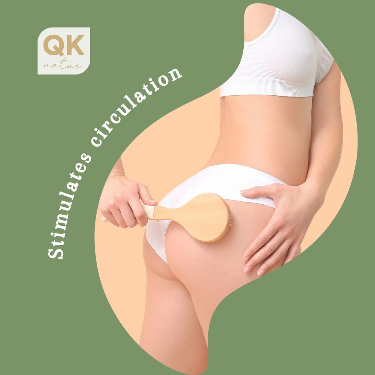 QKnatur - Birch Oil for Cellulite - 100 ml - With Natural Extracts - Tones, Firms, Moisturizes and Revitalizes the Skin - Improves Elasticity