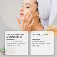 PLVNNZ Bee Venom Cream,2Pcs Bee Venom Serum & Anti-Wrinkle Face Cream Set, Niacinamide & Multi-Peptide Skincare Kit for Deep Hydration, Firming, Dark Spot Correction – Day & Night Moisturizer for