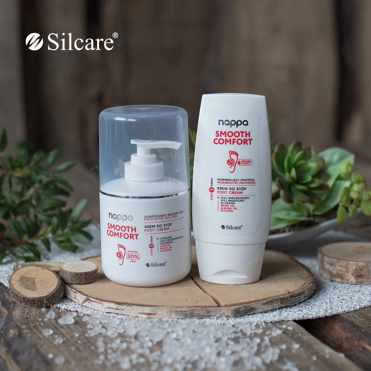 Silcare Nappa Smooth Comfort krem do stóp mocznik 30% 250ml
