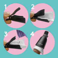 MYLEE Mylee 10 PCs Soak Off Nail Clips Set, Acrylic Nail Art Remover, Plastic
