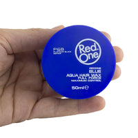 Redone Hair Styling Aqua Wax Blue 50 ml | Travel Size | Strong Hold l | Hair Gel Wax | Ultra Hold | Men & Women Hair Wax | Bubblegum Scent | Maximum Control