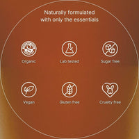 DIRTEA Lions Mane Mushroom Powder | 100% Organic | Vegan | Non GMO | Cognitive Function Support and Memory Booster Nootropic - Premium Lion's Mane Extract | Pouch 60g - 30 Day Serving