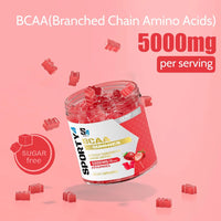 Sporty4 BCAA 5000mg no creatine Gummies Gummy