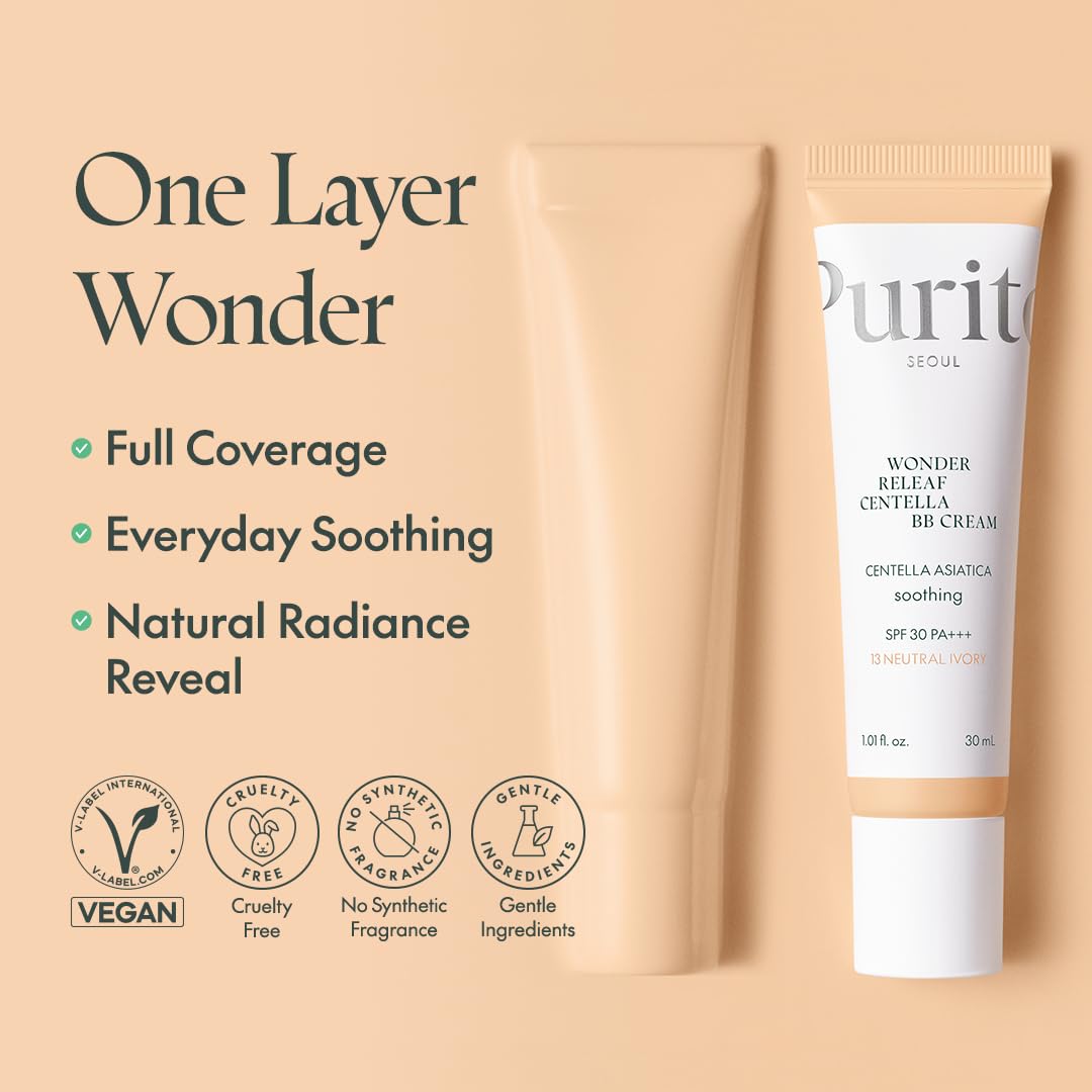 PURITO Wonder Releaf Centella BB Cream (#23 Natural Beige)