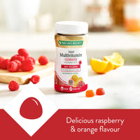 Nature's Bounty Adult Multivitamin Gummies - Pack of 60 Gummies, Two-a-day - With Vitamin B6, B12, D3, C and Biotin - For everyday wellbeing - Immune Support and Bone Health - Suitable for Vegans