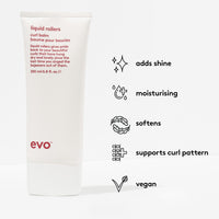 EVO Evo Liquid Rollers Curl Balm & Curl Defining Cream, Leave-in Balm, 200ml