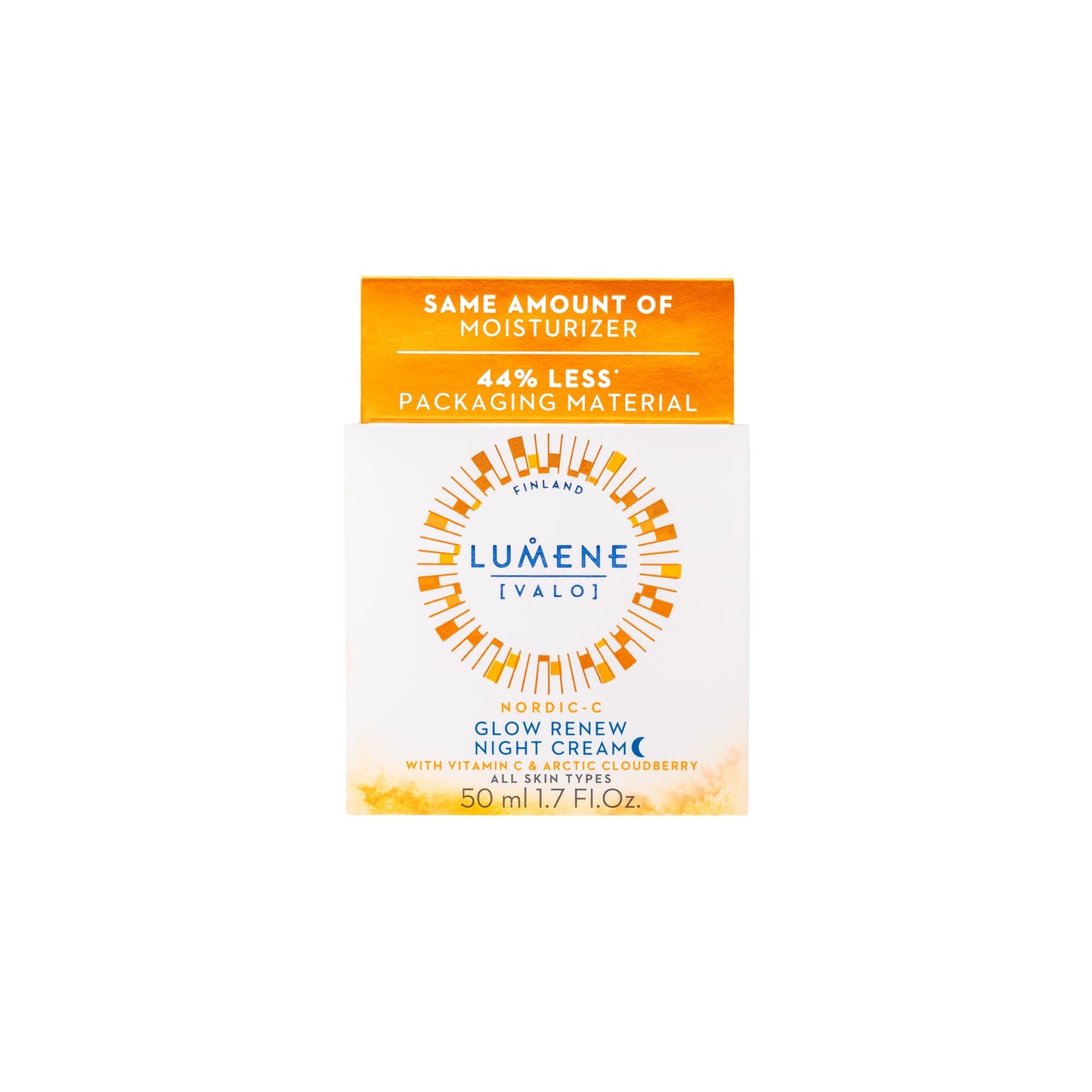 LUMENE Nordic-C [VALO] Glow Renew Night Cream with Vitamin C, Vegan 50 ml