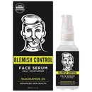 BARBER PRO BLEMISH CONTROL Face Serum Mens Face Cream Daily Moisturiser & Antioxidant Niacinamide & CICA For Acne & Blemishes Natural Vegan Skincare Multi Award Winning Brand 30ml