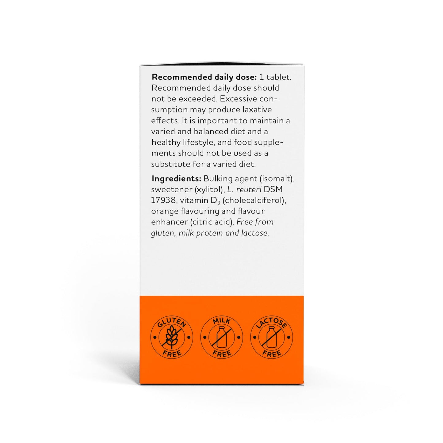 BioGaia BIOGAIA Protectis Probiotic Chewable Vitamin D3 Tablets, Orange Flavoured, 90 Pieces, for The Whole Family