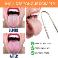 groomarang Groomarang Gum Oil - Made from 100% Pure Botanical Oils (Extra Fresh) Convenient Dropper Bottle for Accurate Dispensing 30ml Includes Stainless Steel Tongue Scraper