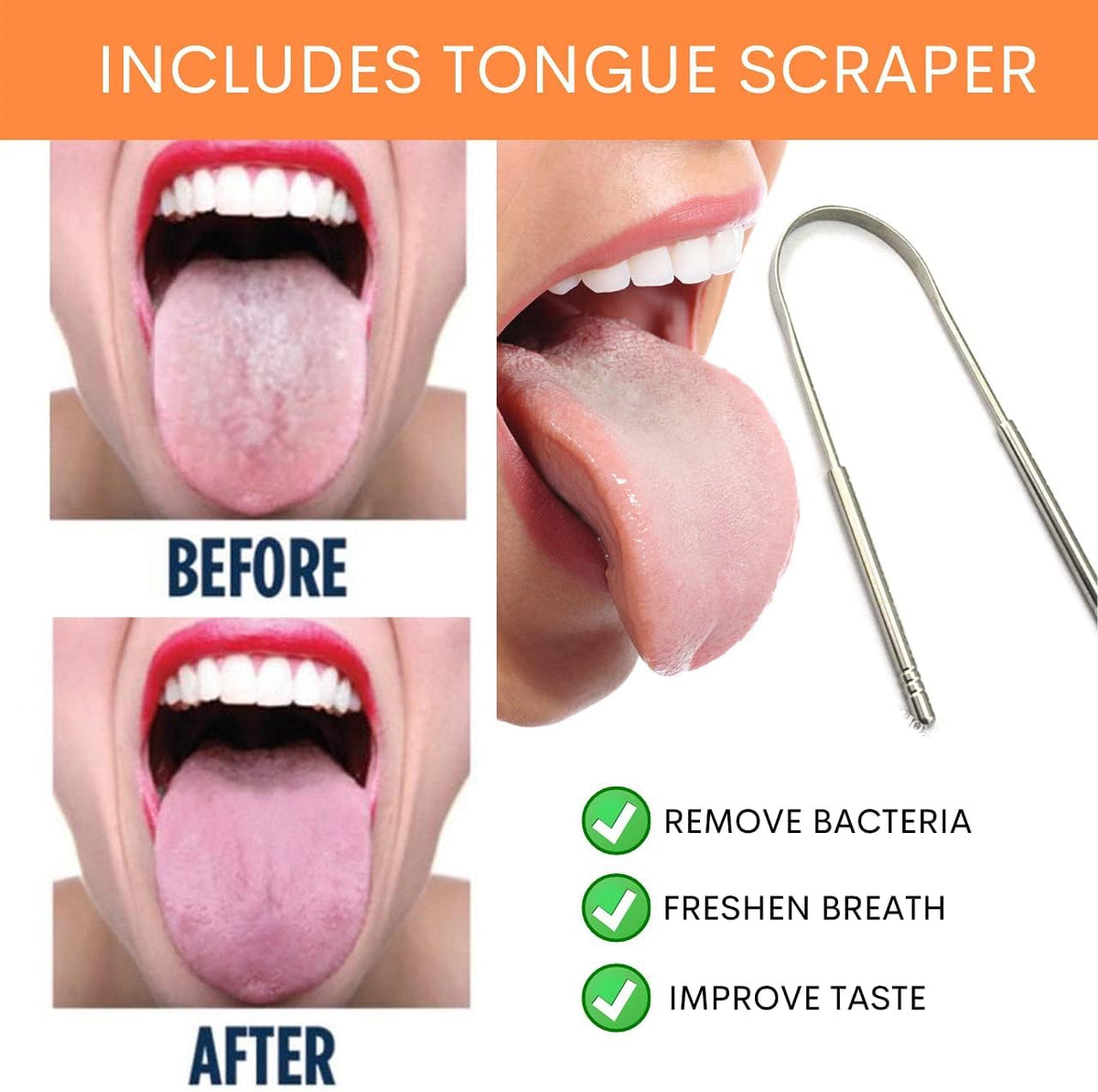 groomarang Groomarang Gum Oil - Made from 100% Pure Botanical Oils (Extra Fresh) Convenient Dropper Bottle for Accurate Dispensing 30ml Includes Stainless Steel Tongue Scraper