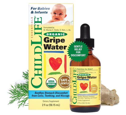 Child Life's Organic Gripe Water for Babies and Newborns, Gluten-Free, 59ml