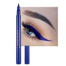 RenhuangFuxi Coloured Eyeliner, Royal-Blue Eyeliner, Waterproof Liquid Eyeliner All Day Long-Lasting Eye Liners, Highly-Pigmented Colourful Eyeliner for Eye Makeup, Black, White(Only Royal-Blue)