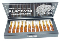 Vitalfarco HAIR GROWTH / HAIR LOSS / PLACENTA HAIR TREATMENT 10 Pcs (Kerazulene / Black)