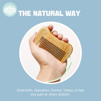 MANEJACK Labour/Birthing Comb for Labor and Delivery Essentials, Natural Pain Relief, Acupressure Tool for Pain Management and Anxiety for Women