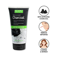150ml Beauty Formulas with Activated Charcoal Detox Cleanser
