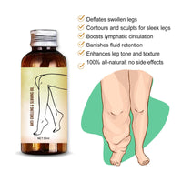 Swellclear Massage Oil for Legs, Swell Clear Lymphatic Drainage Massage Oil,Reduce Leg Swelling Naturally for Women and Men (2PCS)