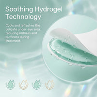 HYX 50 Pairs Under Eye Gel Pads, Lint Free Skin Friendly Under Eye Patches Lash Pads for Eyelash Extension Treatment