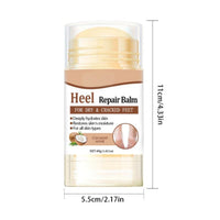 RubyTint Coconut Scented Foot Balm For Dry Cracked Heels & Rough Skin - 40g Hydrating Moisturising Stick With Natural Shea Butter & Beeswax, Non Greasy Formula Dual Pack For Men & Women