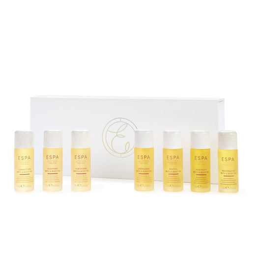 ESPA | Signature Blends Aromatherapy Bath & Body Oil Collection | Includes 7 Essential Oil Blends