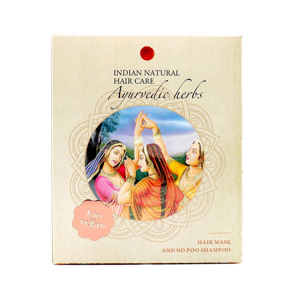 INDIAN NATURAL HAIR CARE Ayurvedic Herbs for Healthy Hair - Fresh & Pure Organic - 200g - Indian Natural Hair Care