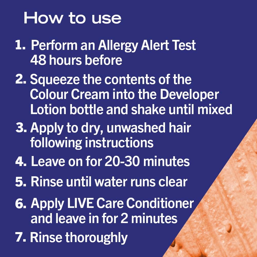 Schwarzkopf LIVE Intense Colour, Long Lasting Permanent Orange Copper Hair Dye, With Built-In Vibrancy Serum, Up To 70% Grey Coverage, Mango Twist 030