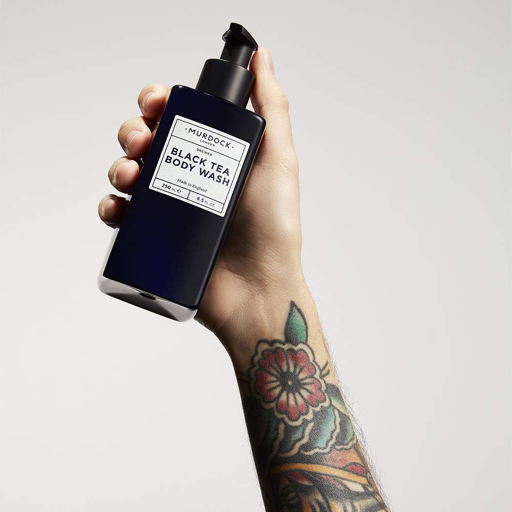 Murdock London Body Wash | Gently Foams and Cleans off with Invigorating Black Tea Scent | Made in England | 250ml