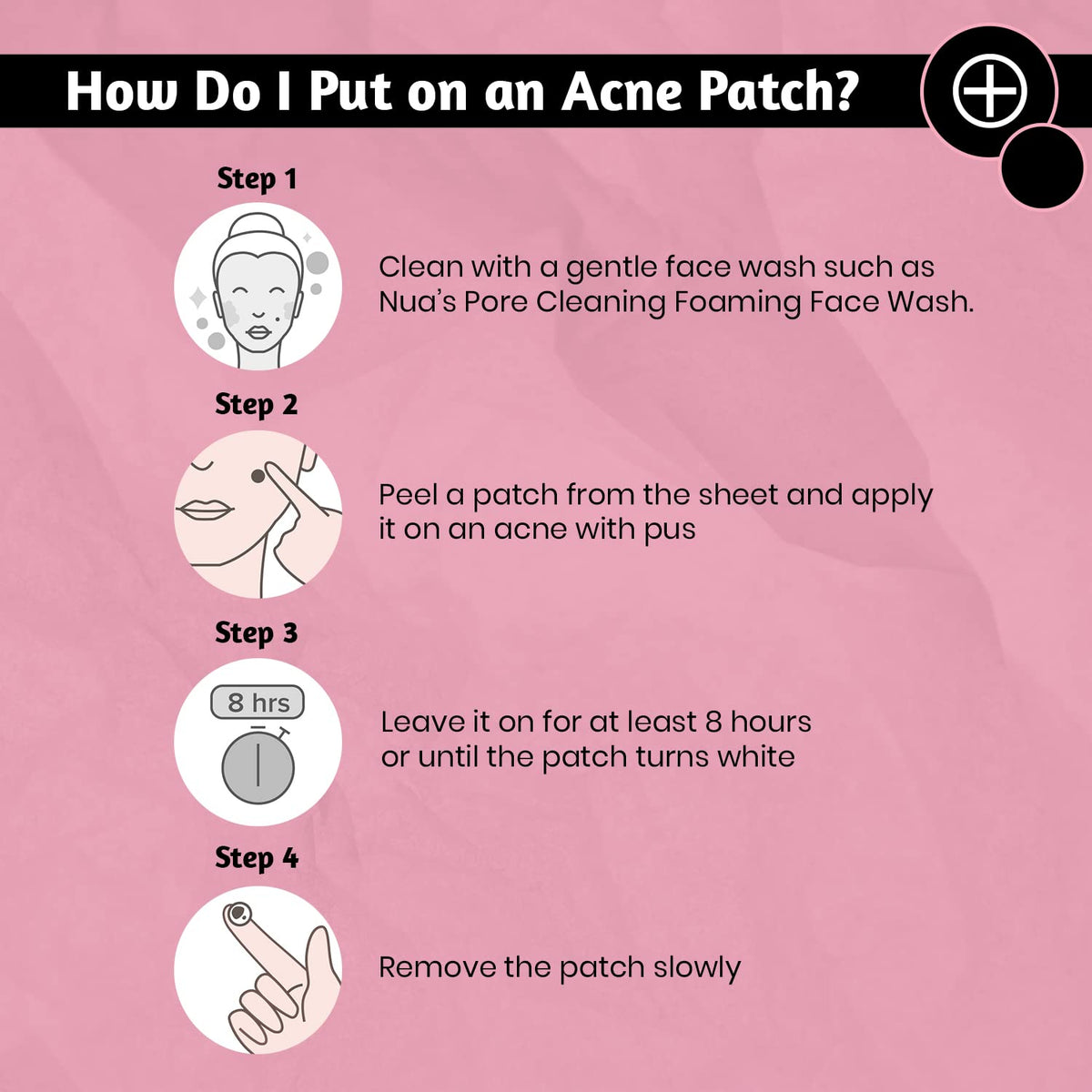 adam & eesa® Acne Patches – (Pack of 108) Dots for Hydrocolloid Spot Treatment - Face & Body Vegan Cruelty Free Skin Care Stickers, Fast-Acting Pimple Patches, Instant Blackhead Removal (8mm & 12mm)