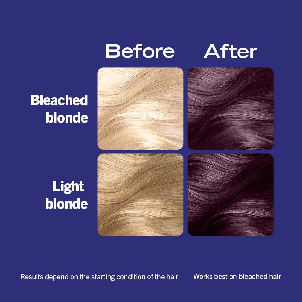 Schwarzkopf LIVE Intense Colour, Long Lasting Permanent Purple Hair Dye, With Built-In Vibrancy Serum, Up To 70% Grey Coverage, Mystic Violet 087