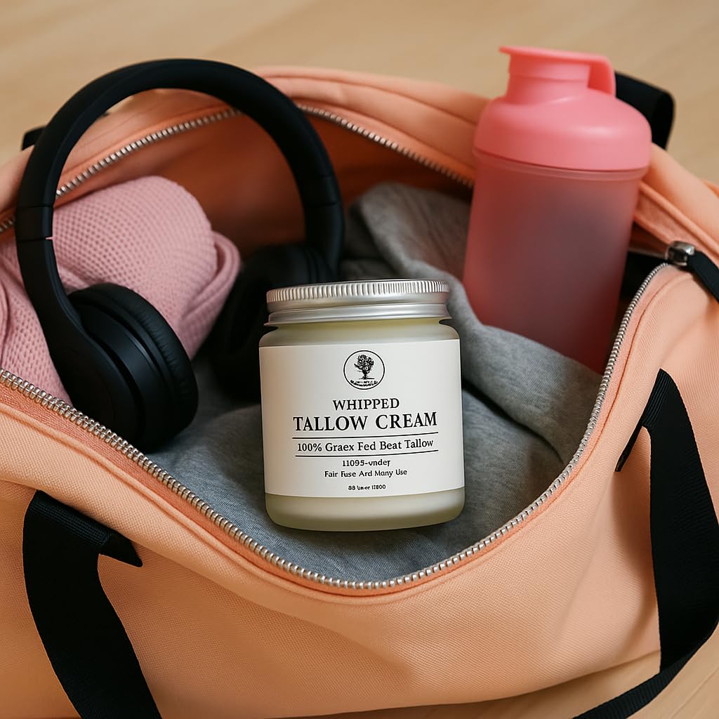 ZESTREE Whipped Tallow Cream, Nourishing Face & Body, Grass Fed, Unscented 113g