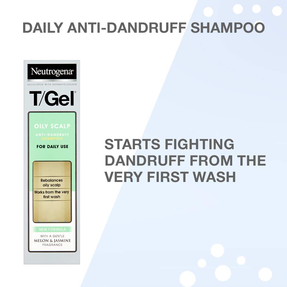 Neutrogena T/Gel Anti-Dandruff Shampoo for Oily Scalp, 250 ml