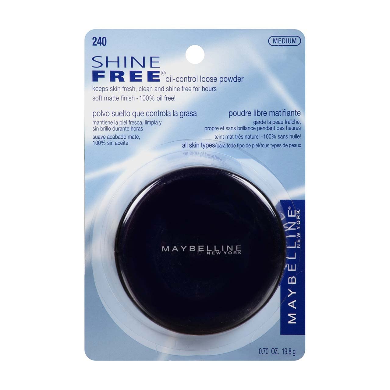 Maybelline New York Shine Free - Loose Oil Control Loose Powder, Medium - .7 Oz (Pack of 2) by Maybelline