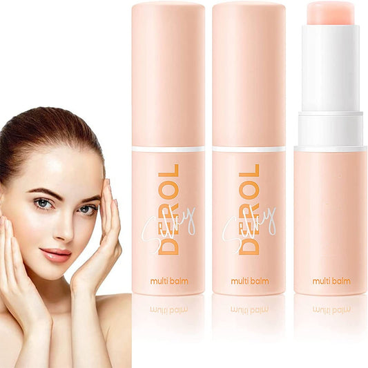 MEITREND Wrinkle Bounce Multi Balm Stick 2PCS Multi-moisture Balm Face Lip And Eye Moisturiser For Dry Skin Hydrating Anti-Wrinkle Night Day Face Cream For Women & Men