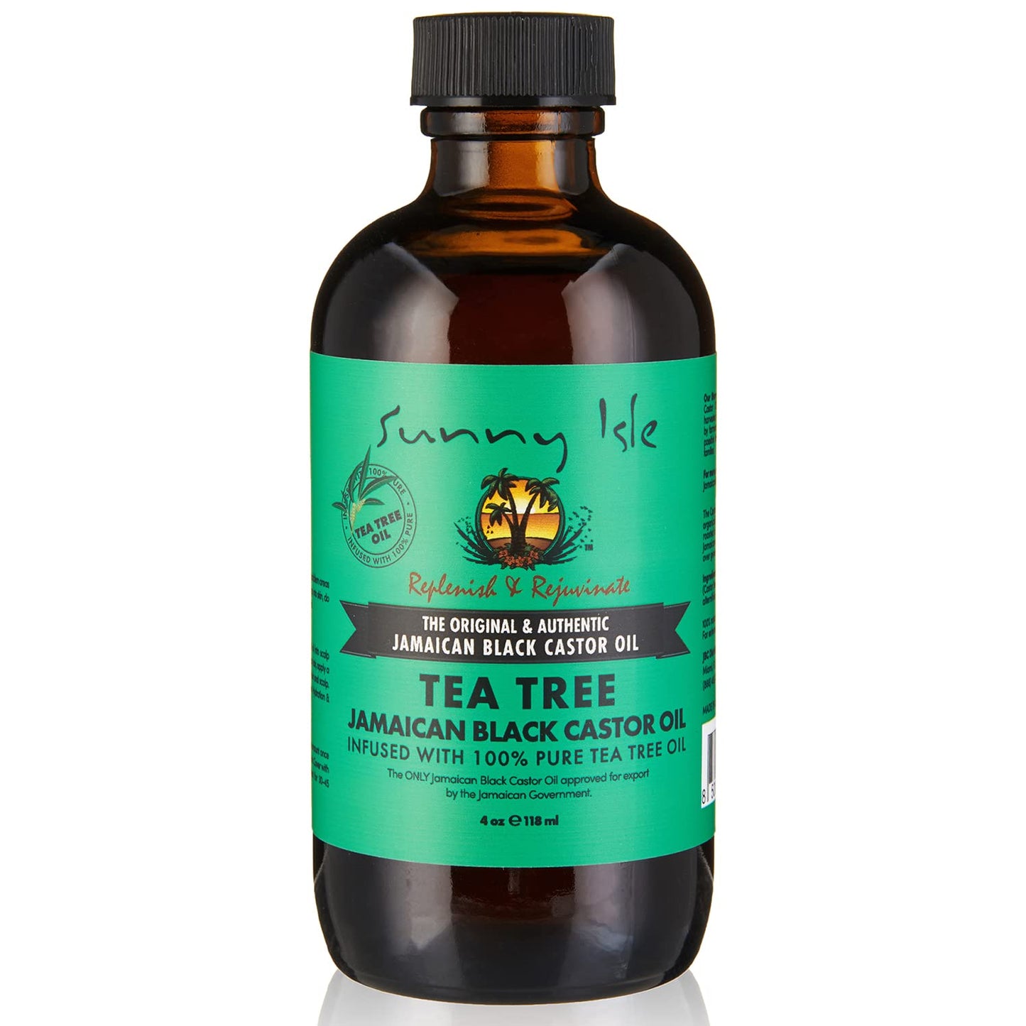 Sunny Isle Jamaican Black Castor Oil with Tea Tree Oil 118ml