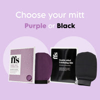 FFS Beauty Double-Sided Exfoliating Mitt - Exfoliating Mitt for Dead Skin, Exfoliating Glove to Unclog Pores & Revive Dull Skin, Tanning Mitt for Sensitive Skin, Body Scrub Glove to Leave Skin Smooth