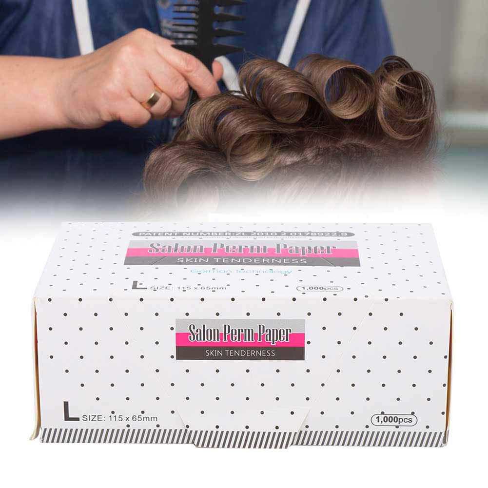 AMONIDA Perming Paper, Hair Perm Paper Breathable Professional Perming Papers Strong Permeability for Hair Salon Shop Stylist(Perm paper)