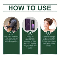 Mubuni Purple Polar Hair Dye Shampoo,3-In-1 Shampoo for Color H/air,Purple Hai/r Dye,Color Sha/mpoo Ha/ir Dye,Instant Hai/r Dye Sham/poo,Colour Shamp/oo,Anti Grey Shampo/o,Permanent Colour