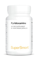 SUPERSMART Pyridoxamine - Natural Form of Vitamin B6 - Powerful Inhibitor of Glycation and Ages/ALEs - Vegan - Gluten-Free - SuperSmart