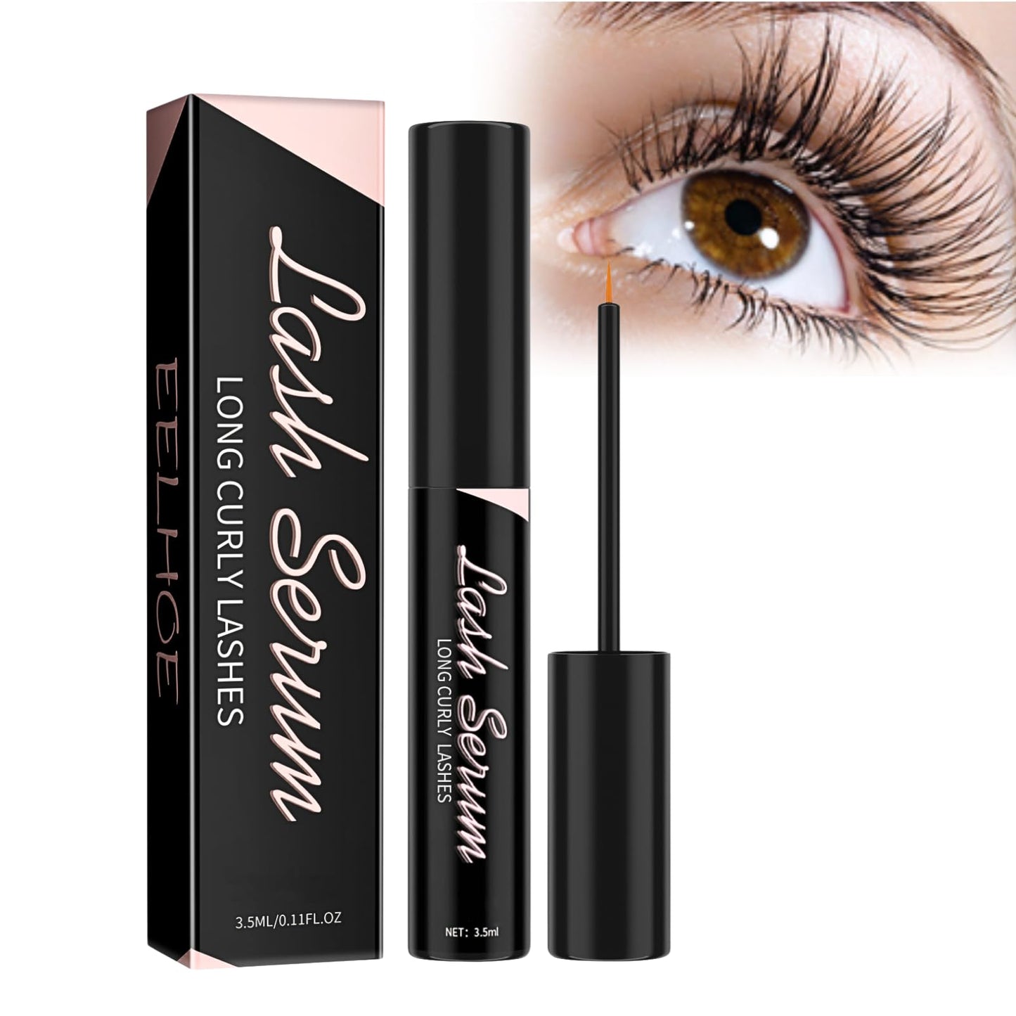 TBeautfave Eyelash Growth Serum, Lash Serum Eyebrow Enhancer Serum, Eyelash Serum for Growth and Thickness, Boost Lash Growth Serum, Advanced Formula for Longer Fuller Thicker Stronger Lashes